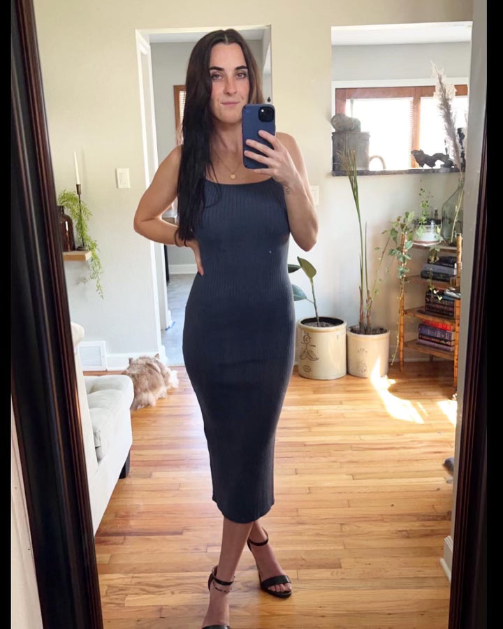 Ribbed Bodycon Dress