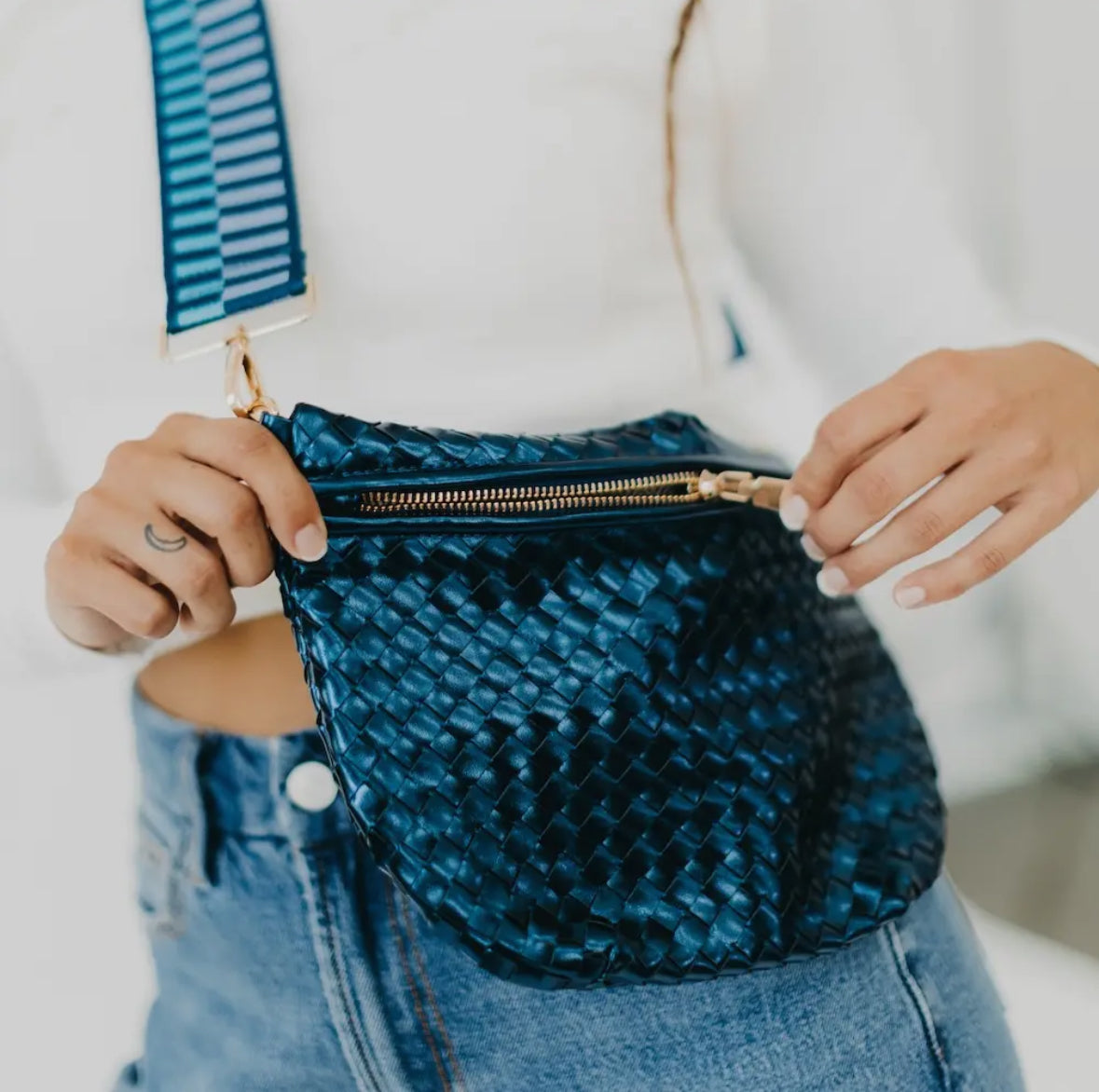Woven Bum Bag