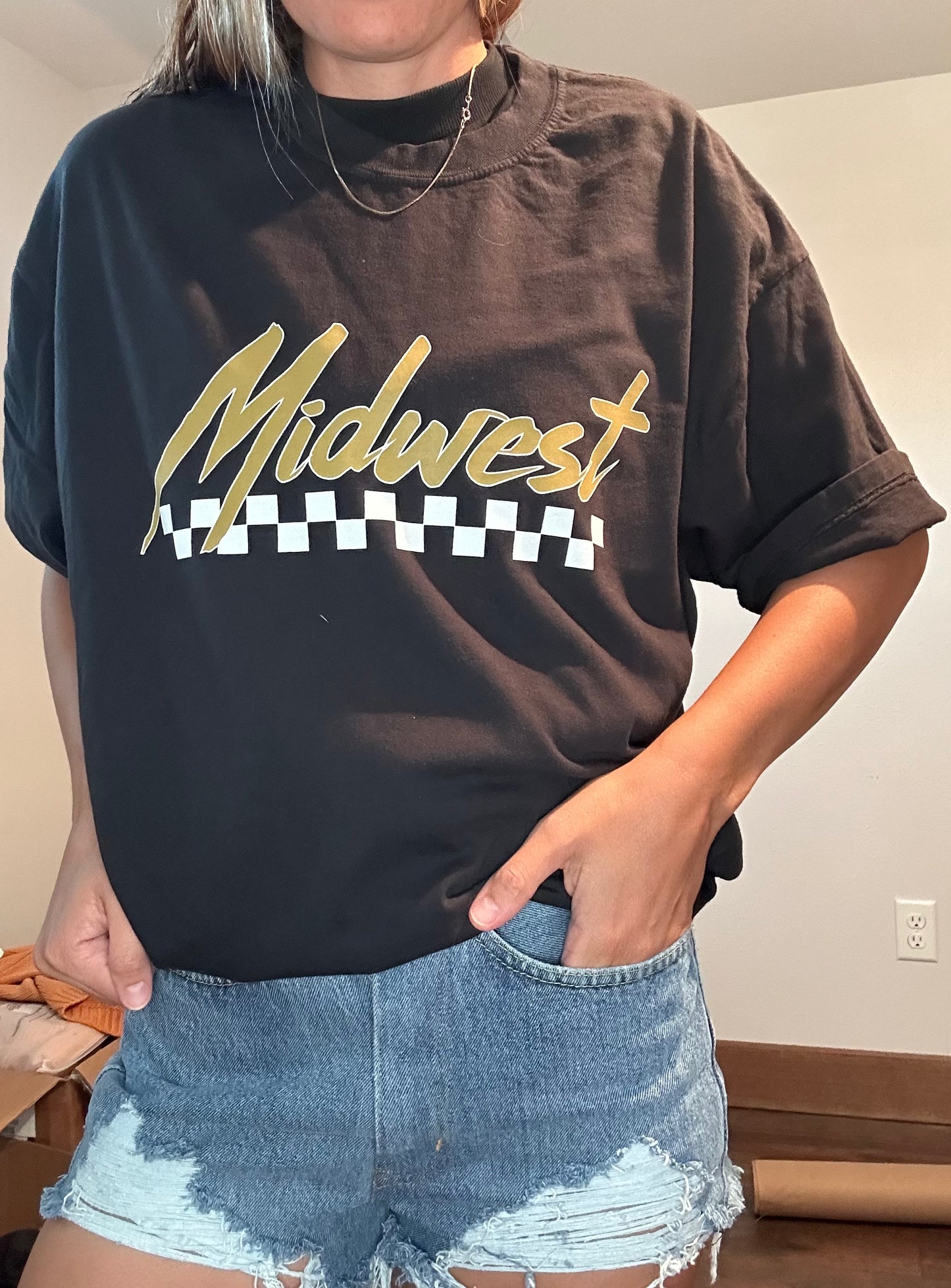 Midwest Checkered Tee
