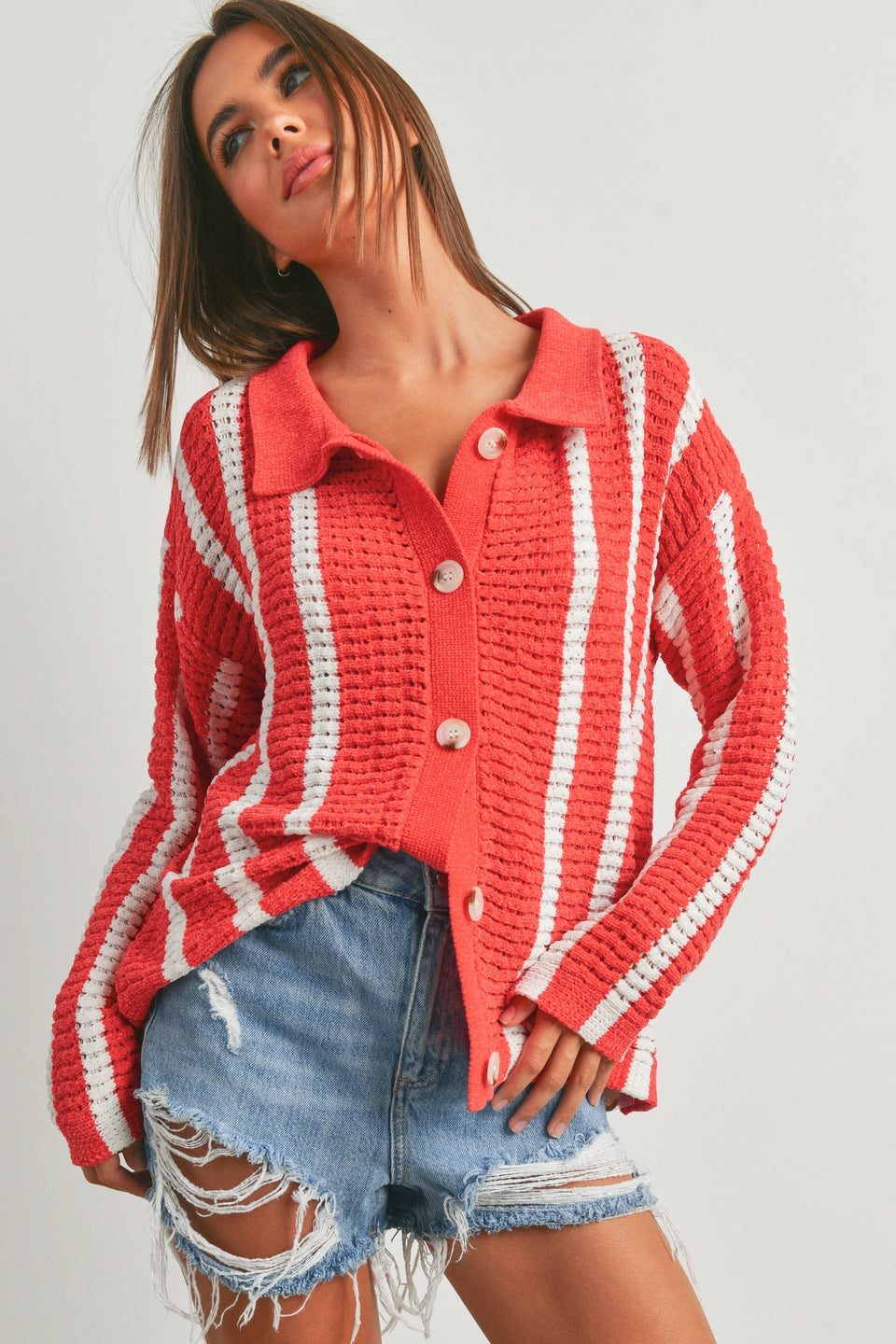 Chenille Cardigan