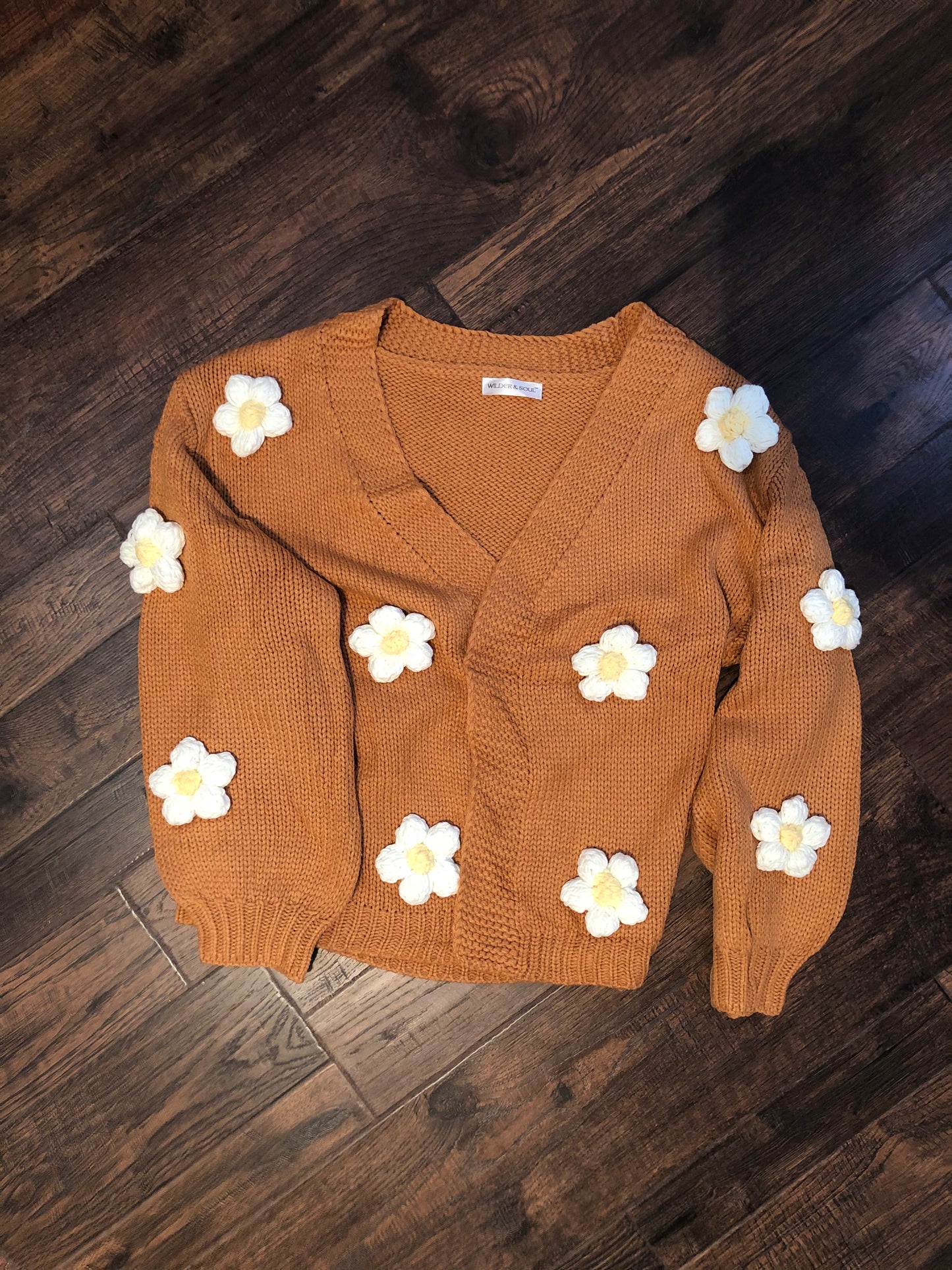 Boho Flower Cardigan
