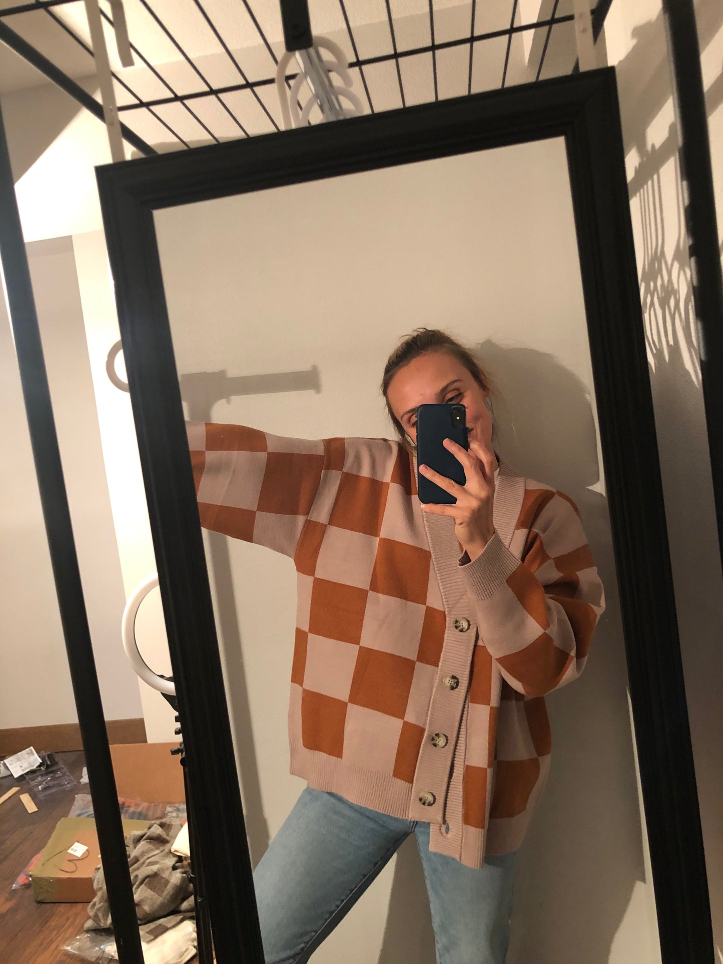 Check Me Out Camel Cardigan