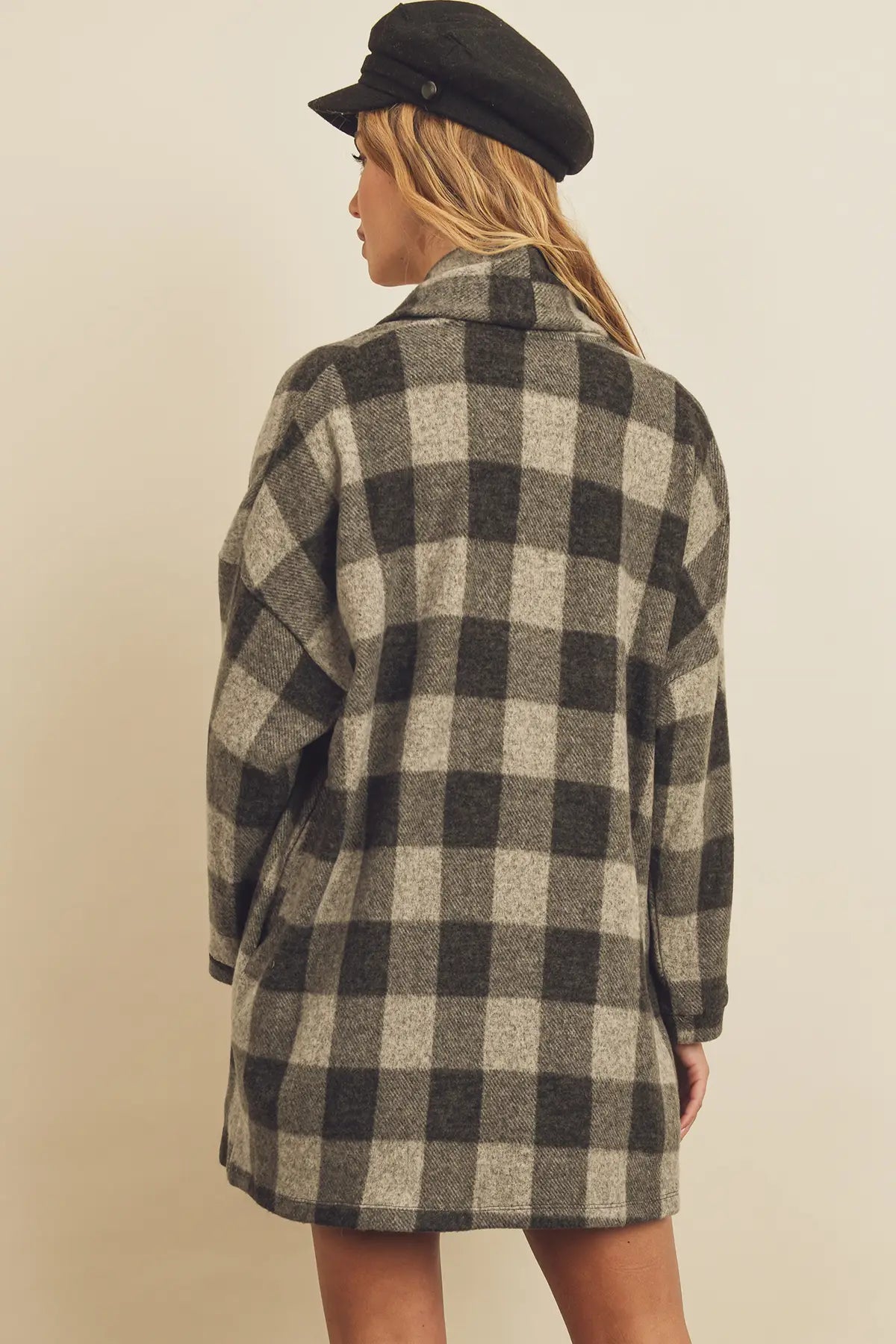 Cozy Plaid Cardigan