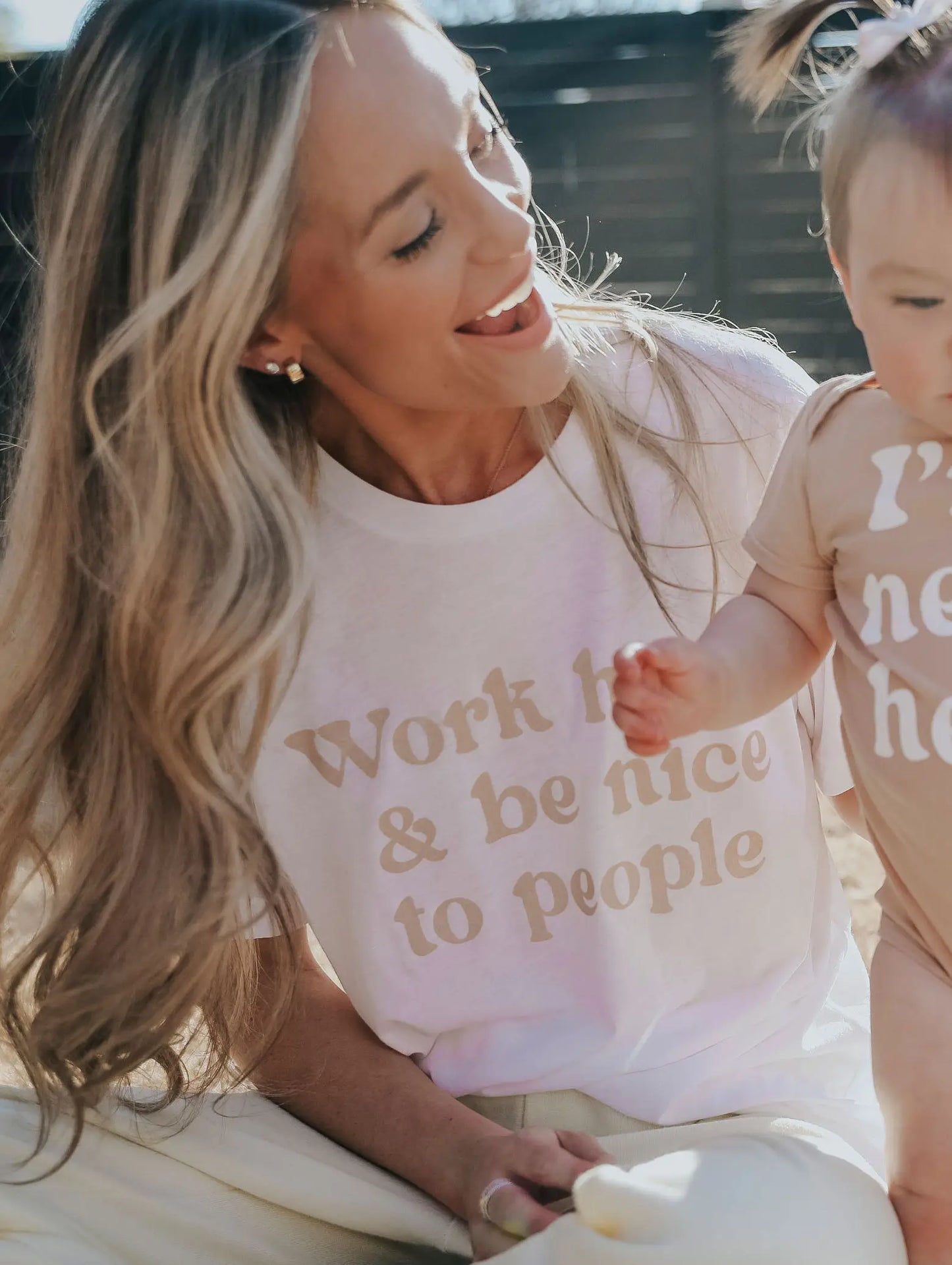 Work Hard & Be Nice Tee