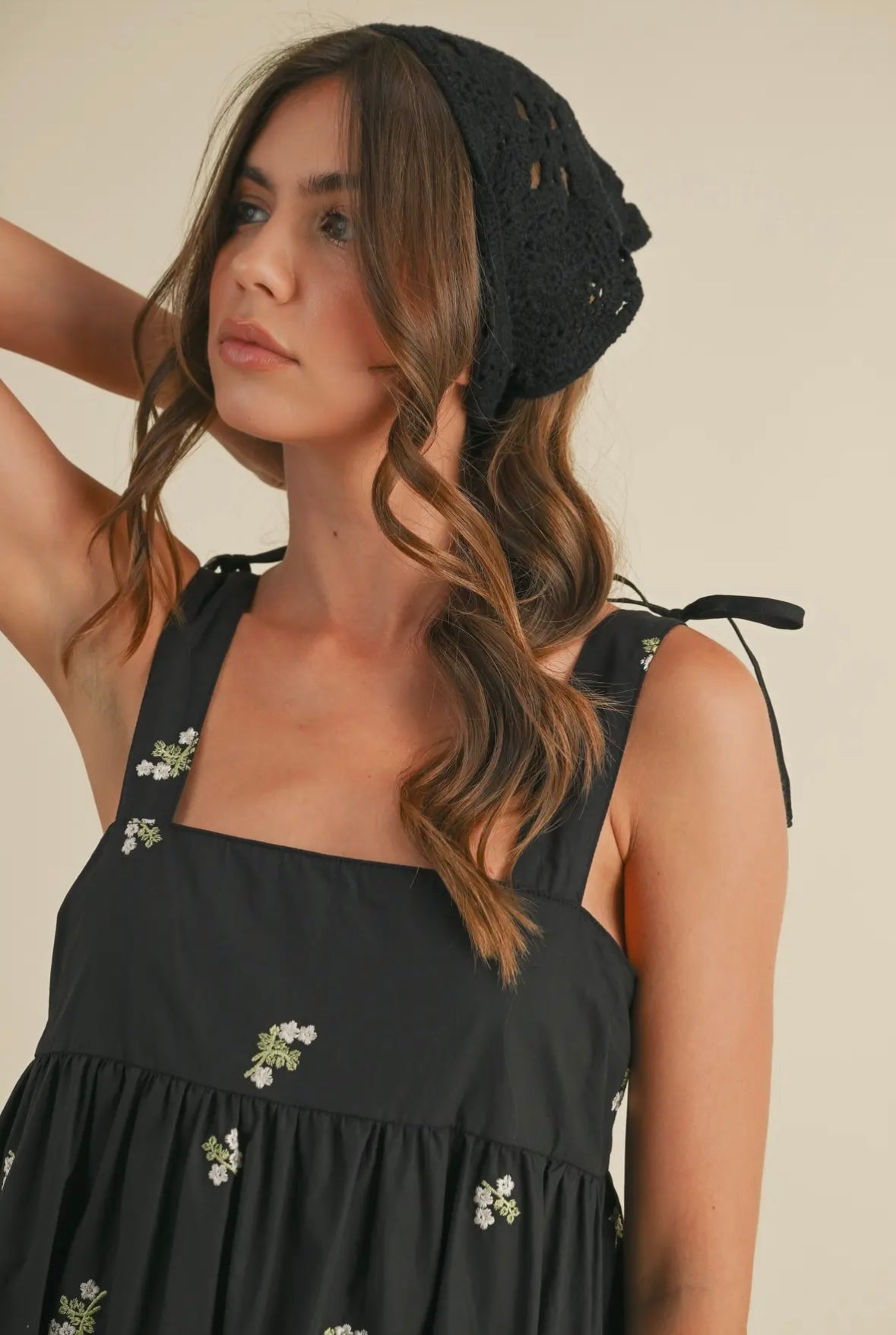 Floral Sleeveless Midi Dress